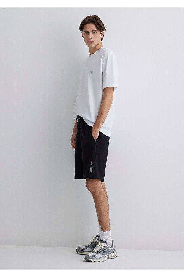 Pro Siyah Örme Şort 066441-900 - 1