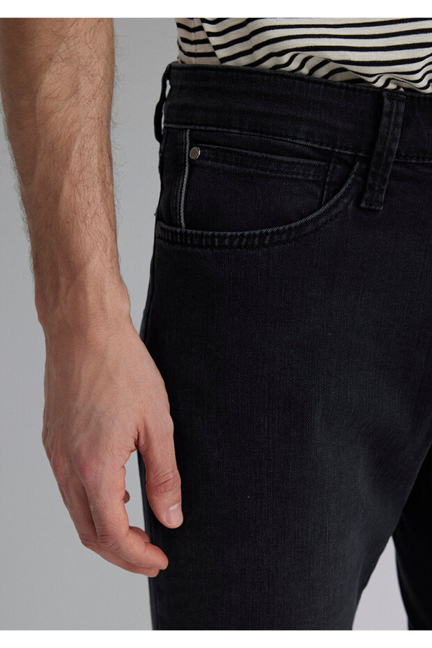 Nicholas Black Antrasit Jean Şort 0416081307 - 6