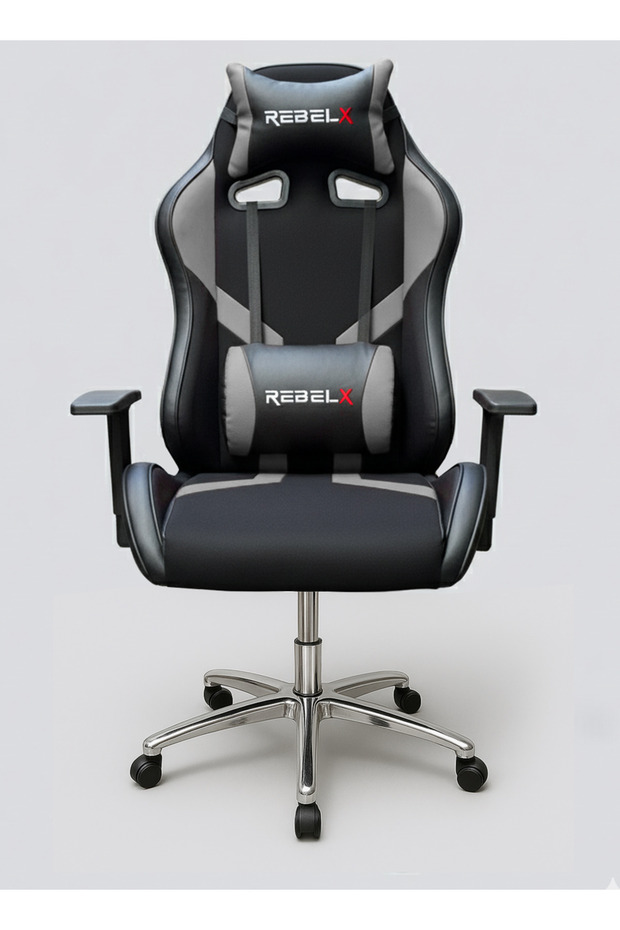 Oyuncu Koltuğu Basic Krom Ayak Gri Renk - 1