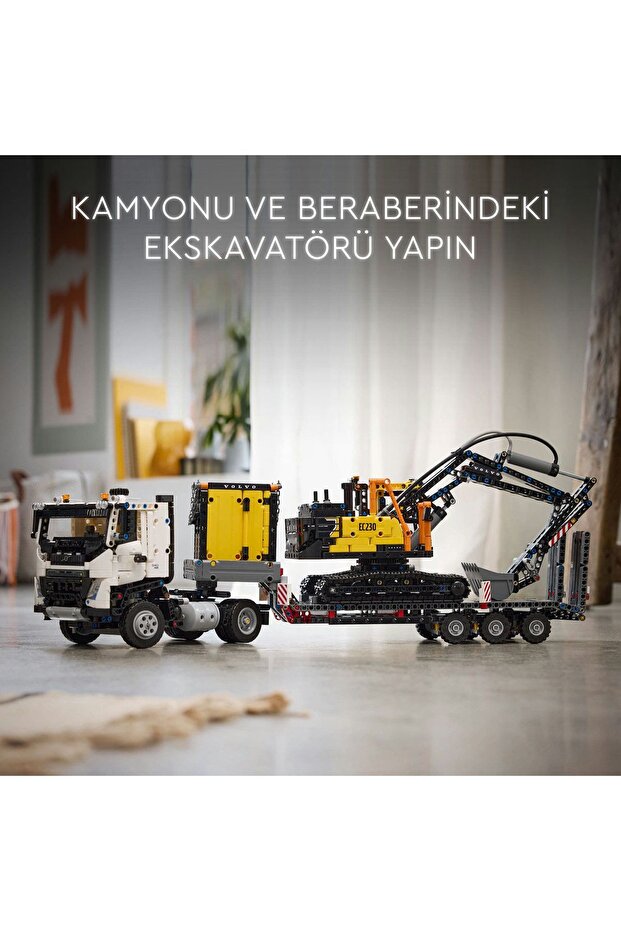 ® Technic Volvo FMX Kamyon ve EC230 Elektrikli Ekskavatör 42175 -10 Yaş ve Üzeri Set(2274 Parça - 9
