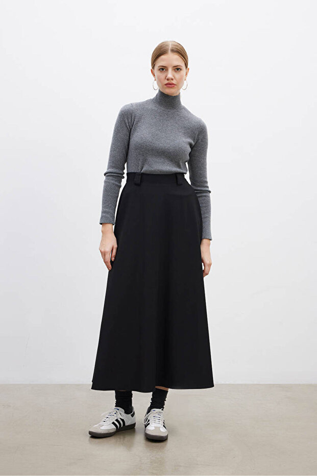 SİYAH VOLANLI ETEK - 2