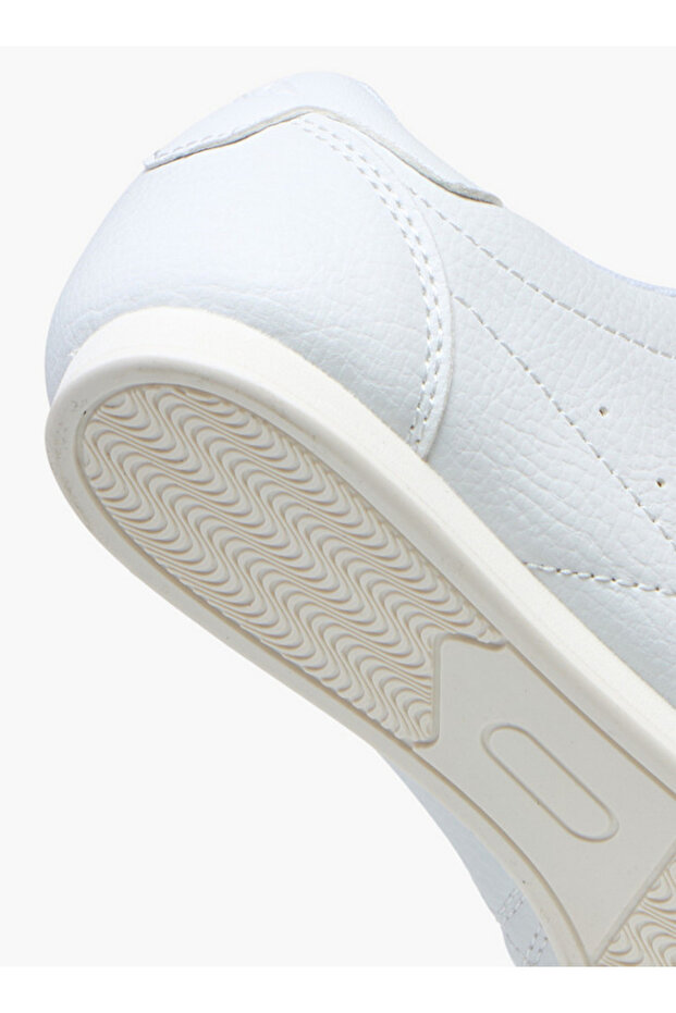 Solid Sports Shoes with Hook and Loop Closure - 5