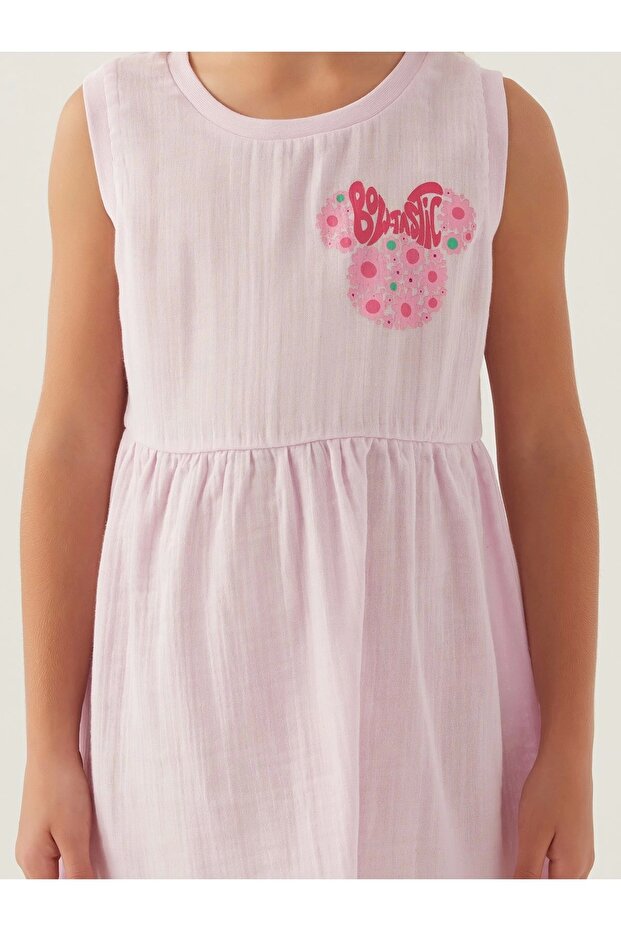 Kız Çocuk Elbise 3-8 Yaş Rose - 3