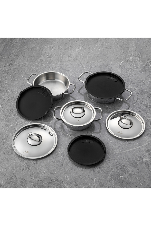 New Myra 9 Parça Çelik Sahan Seti - 4