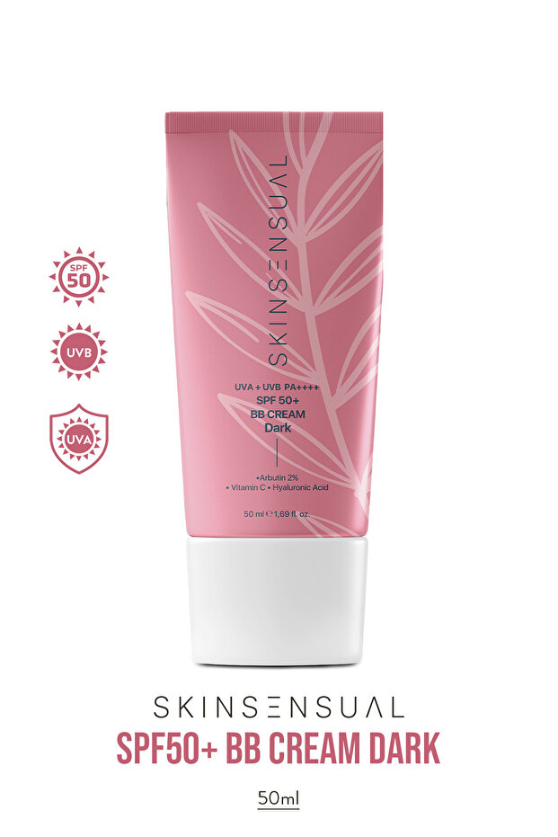 Bb Cream Dark | 50 Spf Uva/Uvb Pa++++ | Helps Prevent Blemish Formation, Brightens and Adds Vitality.