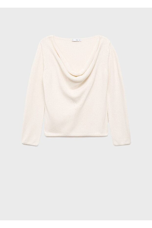 Degaje yakalı kazak - 3