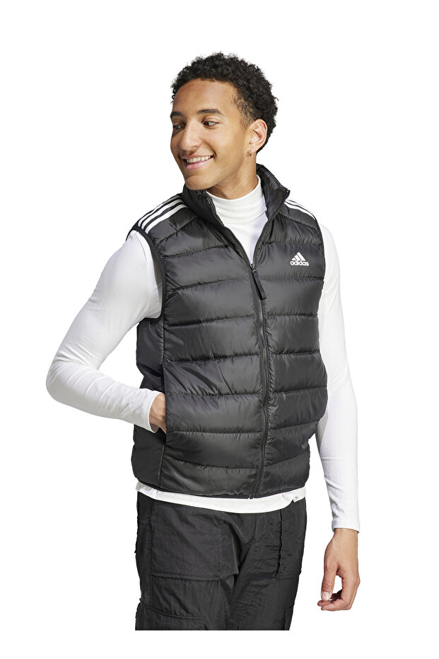Erkek Essentials 3-Stripes Light Down Yelek Siyah HZ5728 - 1