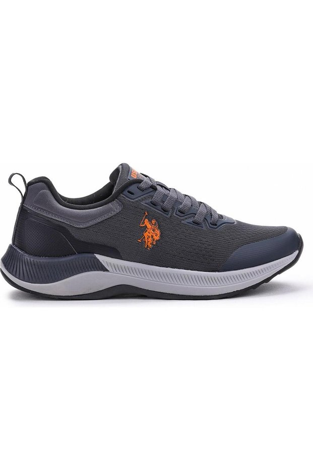 US POLO ASSN TURBO 3PR GRAY COMFORT CASUAL DAILY SPORTS SHOES