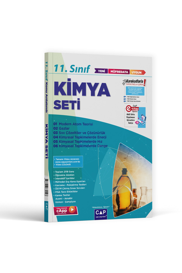 Çap 11. Sınıf Kimya Anadolu Video Konu Anlatımlı Fasikül Seti - 3