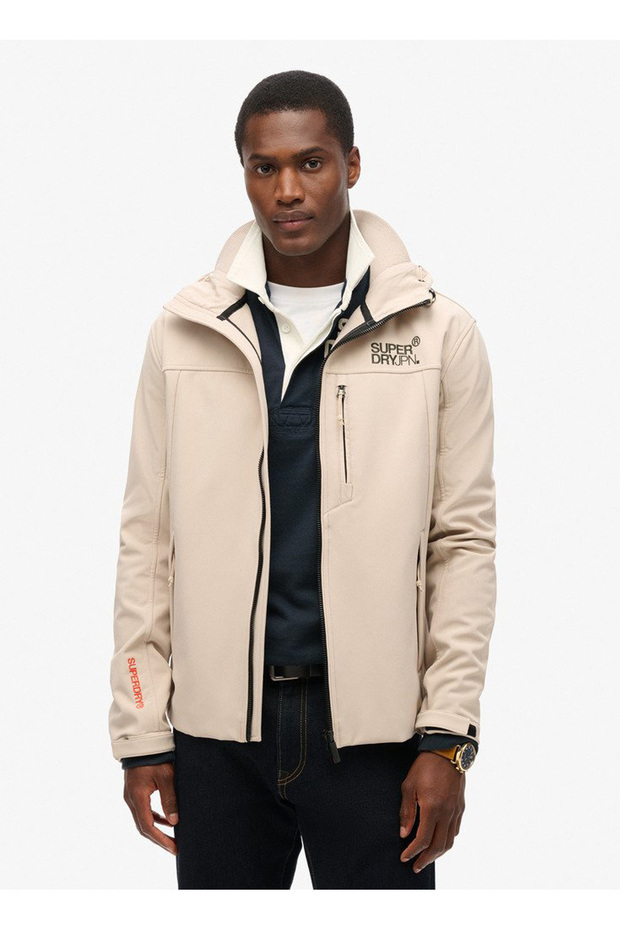 Gri Erkek Mont M5011926A7MO_HOODED SOFT SHELL TREK - 1