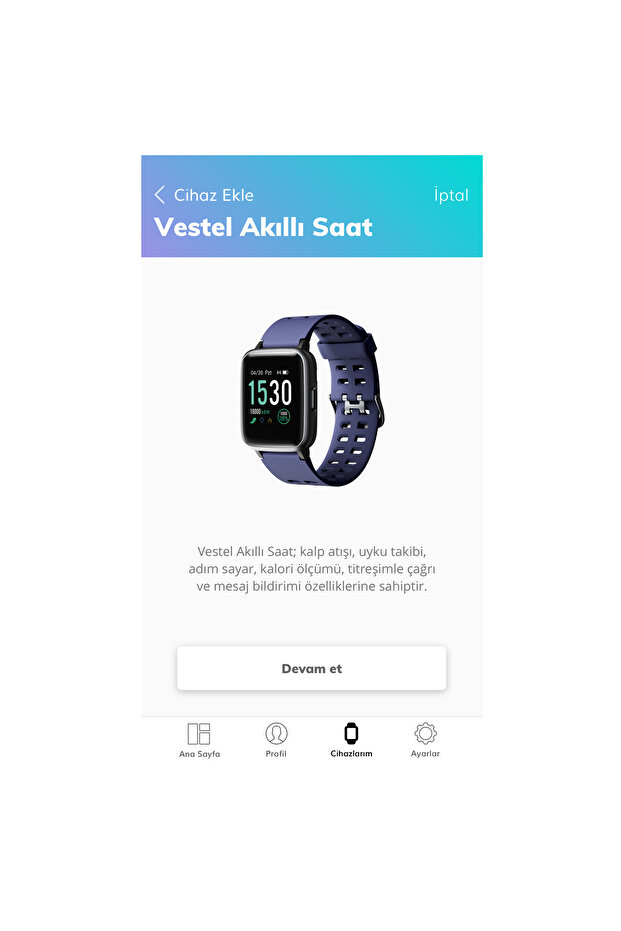 Akıllı Saat Mavi - 5
