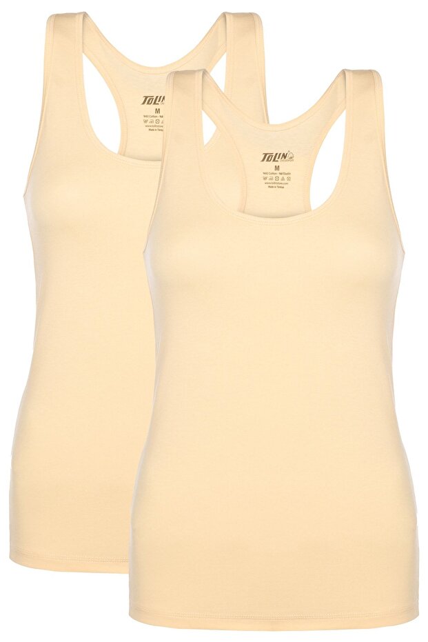 Rambo Women &Apos; S Sports Undershirt - Cotton and Lycra, 2-Pack 1225