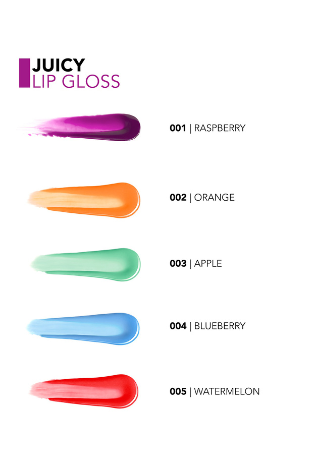 Meyve Aromalı Dudak Parlatıcısı (AHUDUDU) - Juicy Lip Gloss - 001 Raspberry - 8682536087711 - 9