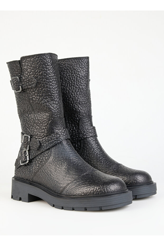 Maisel Kadın Siyah Deri Bot - 2