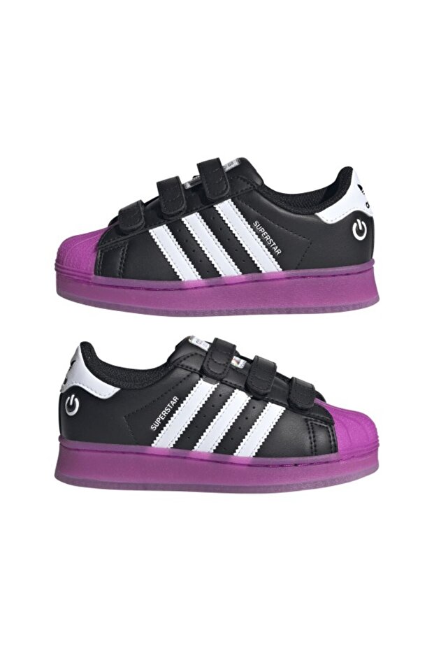 Çocuk Yürüyüş Ayakkabısı SUPERSTAR LED LIGHTS CF C IG7002 - 3