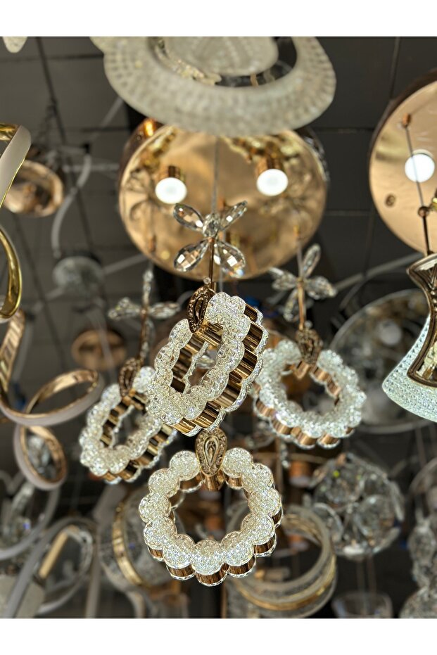 4 SARKIT PAPATYA LÜX LED AVİZE 2025 MODEL - 6