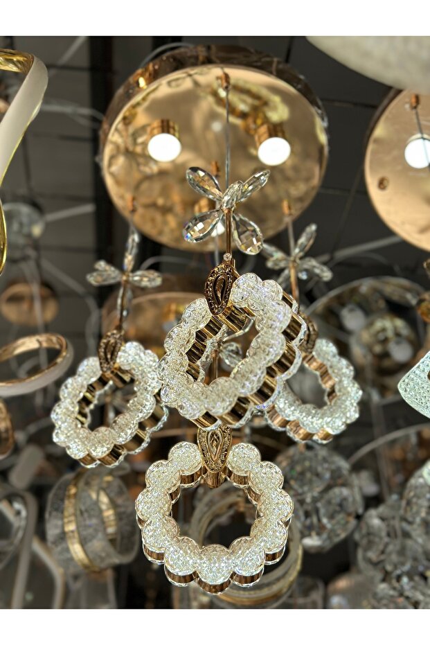 4 SARKIT PAPATYA LÜX LED AVİZE 2025 MODEL - 5