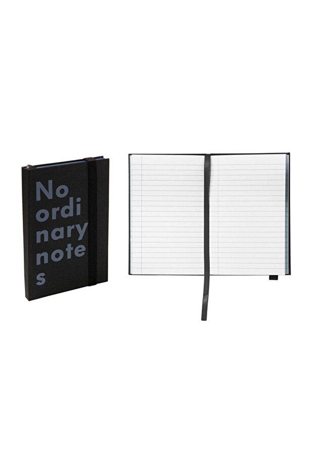 No Ordinary Pocket Size Black Striped Notepad