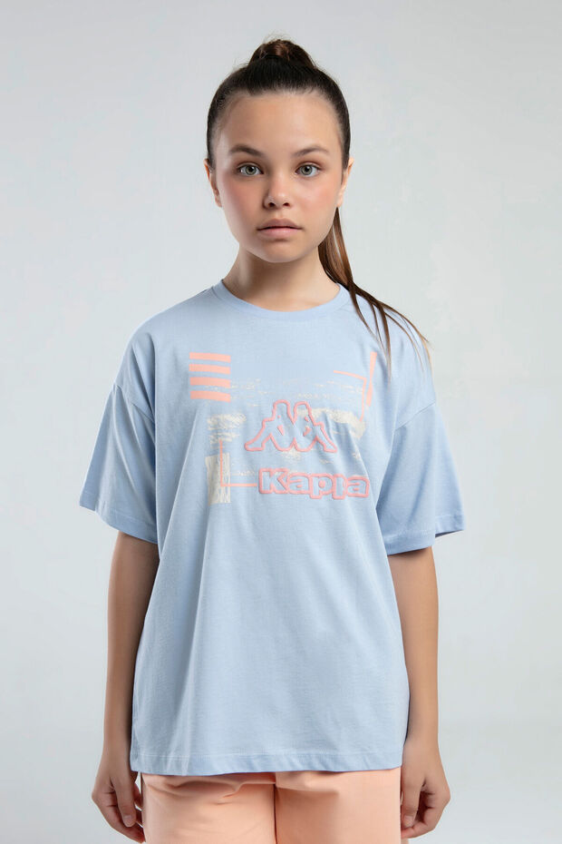 Devojka Plava T-shirt - 1