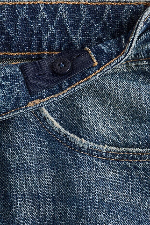 Bol Kesimli Kot Şort - 3