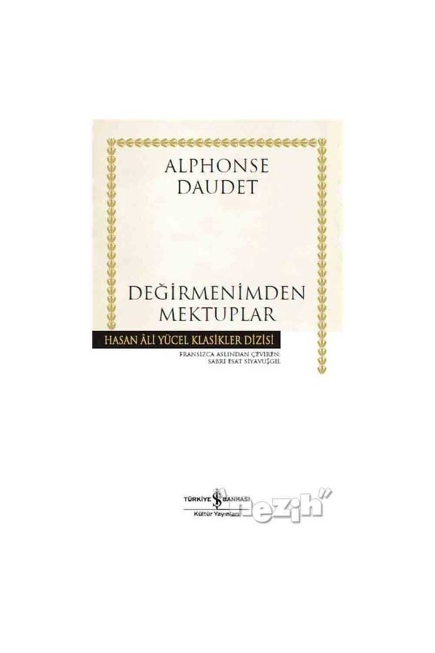 Değirmenimden Mektuplar