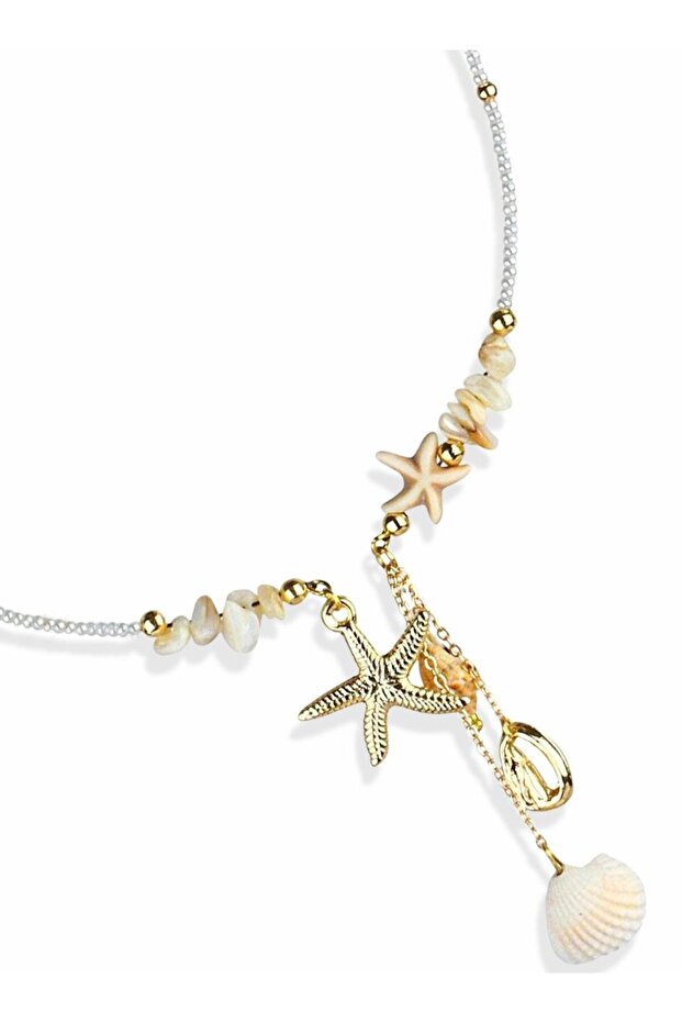 Sea Objects Collar Necklace - 4