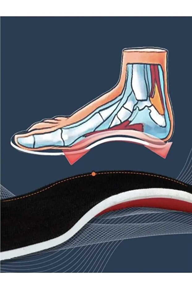 بطانة تصحيح القدم فلات فوت قطعتين - 2