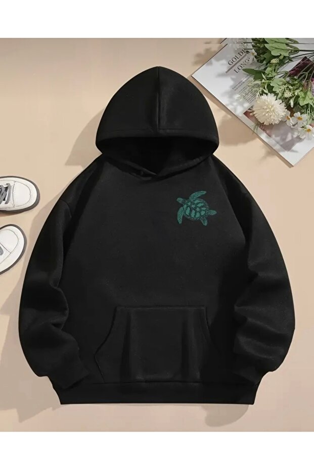 THE OCEAN IS CALİNG SWEATSHIRT MARE IMPRIMAT - 2