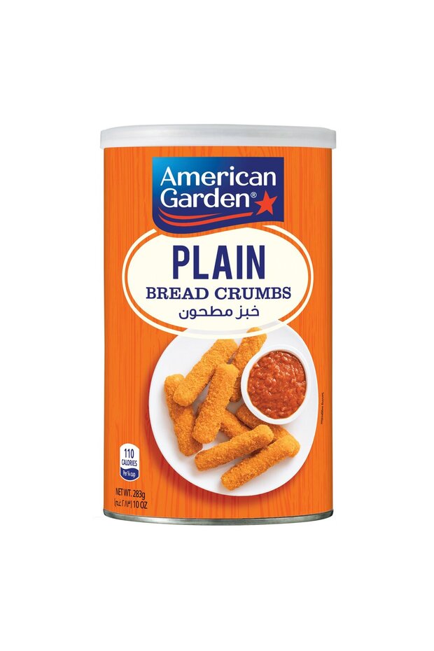 american garden فتات خبز عادي 283 جرام، طبقة ذهبية مقرمشة للقلي والخبز ...