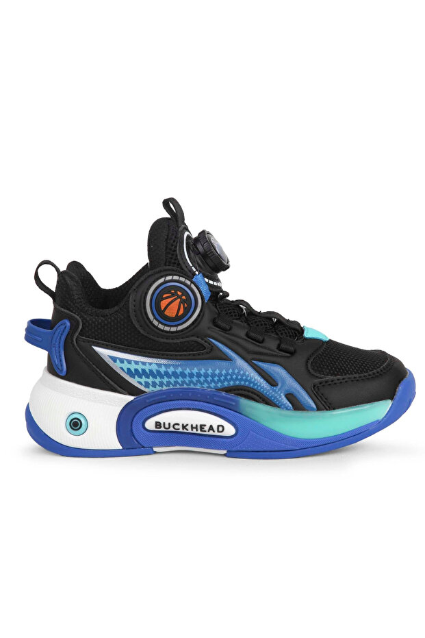 BUCKHEAD 31-35 Akıllı Bağcık Ortopedik Memory Foam Günlük & Erkek Çocuk Basketbol Ayakkabısı
