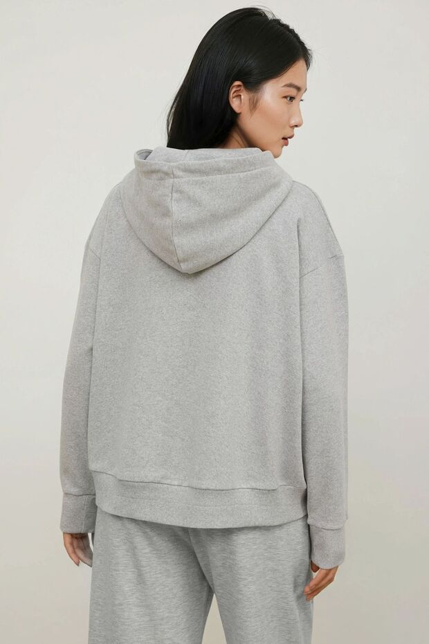 Oversize Kapüşonlu Sweatshirt - 3
