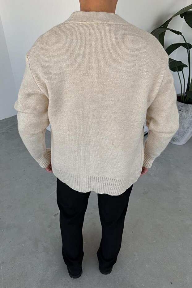 Крем Basic Soft Relaxed Hırka - 4