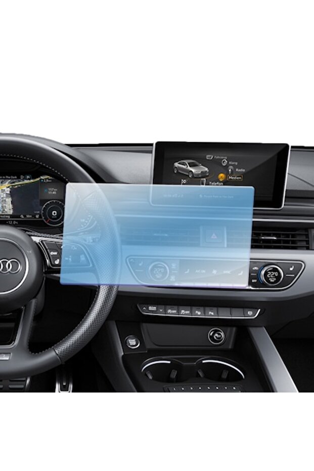 Hydrogel Navigation Screen Protector for Audi A4 - 1