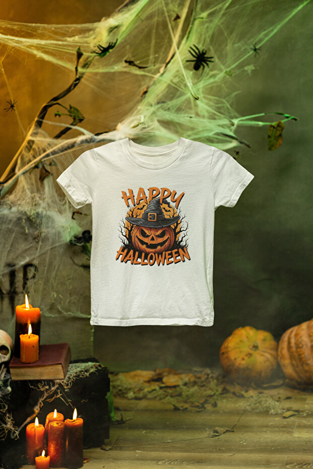 Stil-X Happy Halloween - Halloween Printed Unisex T-Shirt