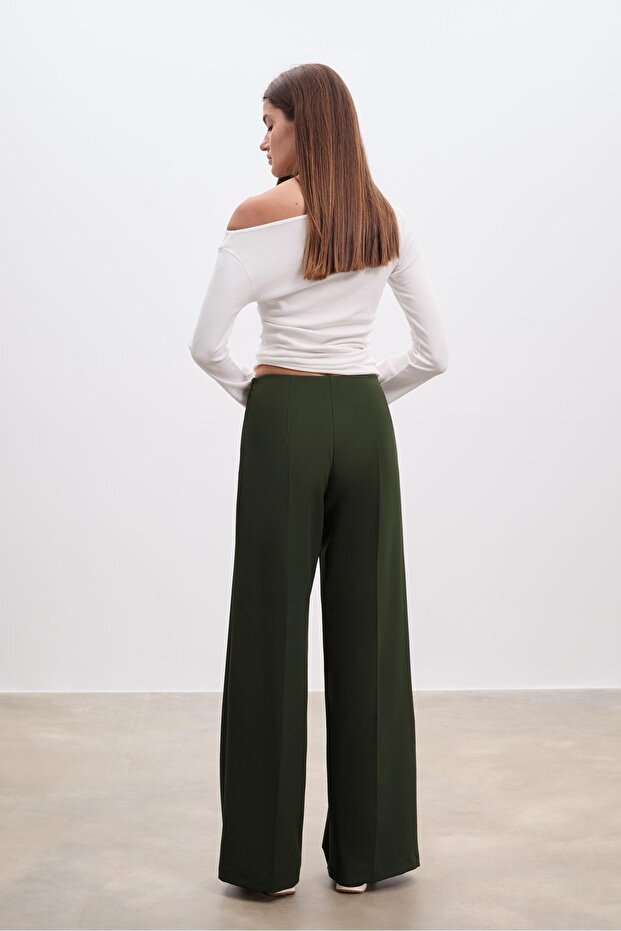 Dökümlü pantolon - 5