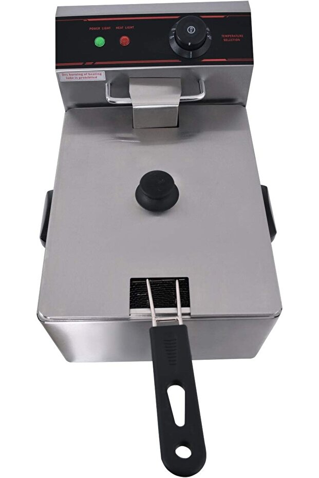 Five Star Commercial Single Tank 6L Electric Deep Fryer
