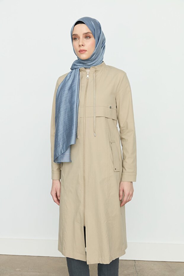 Aksesuar Detaylı Kap Bej - 2