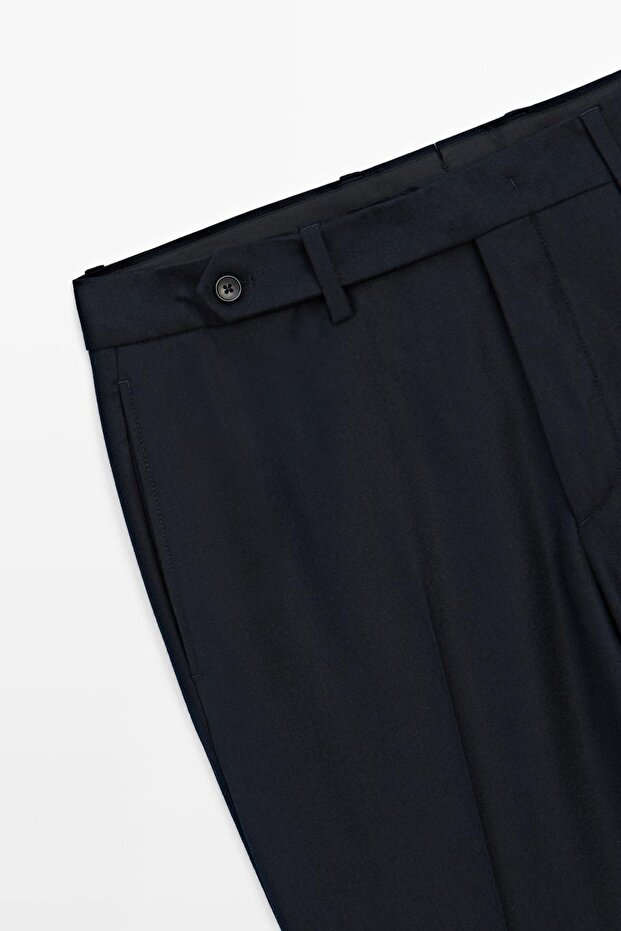 100% wool flannel trousers - 7