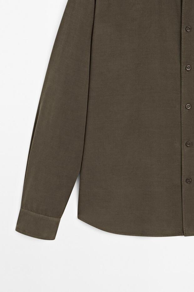 Fitilli regular fit gömlek - 7