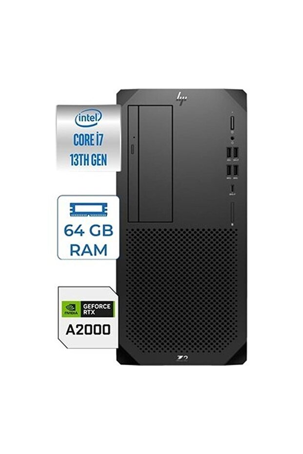 Ws Z2 G9 I7-14700K 64GB Ddr5 2tb HDD + 1tbssd 12GB Nvidia Rtx A2000 Windows 11 Pro 88T1N3EA30 - 1
