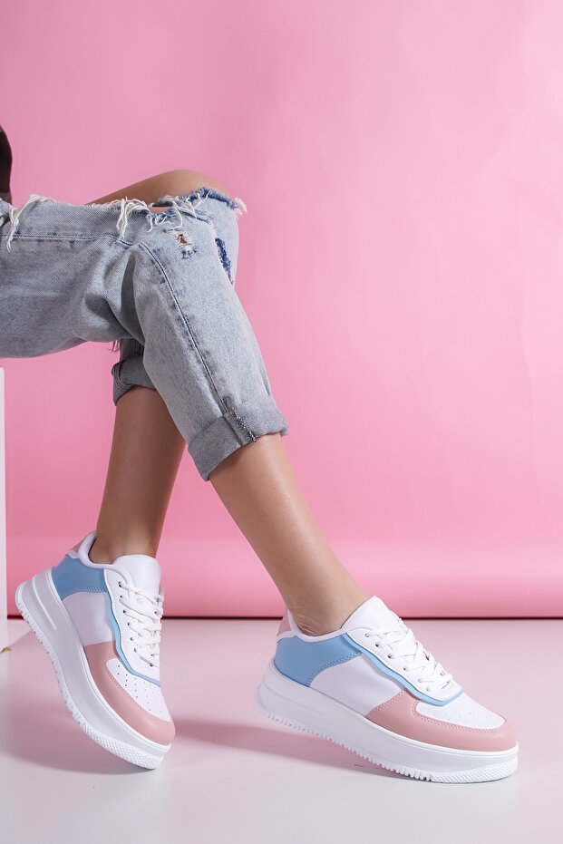 Sneakers Yüksek Tabanlı 5 Cm Spor Ayakkabı - 1