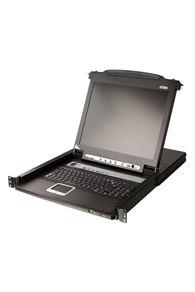 17.3&quot; LCD 16-Port PS/2-USB VGA Single Rail LCD KVM Switch (Turkish keyboard) - 1