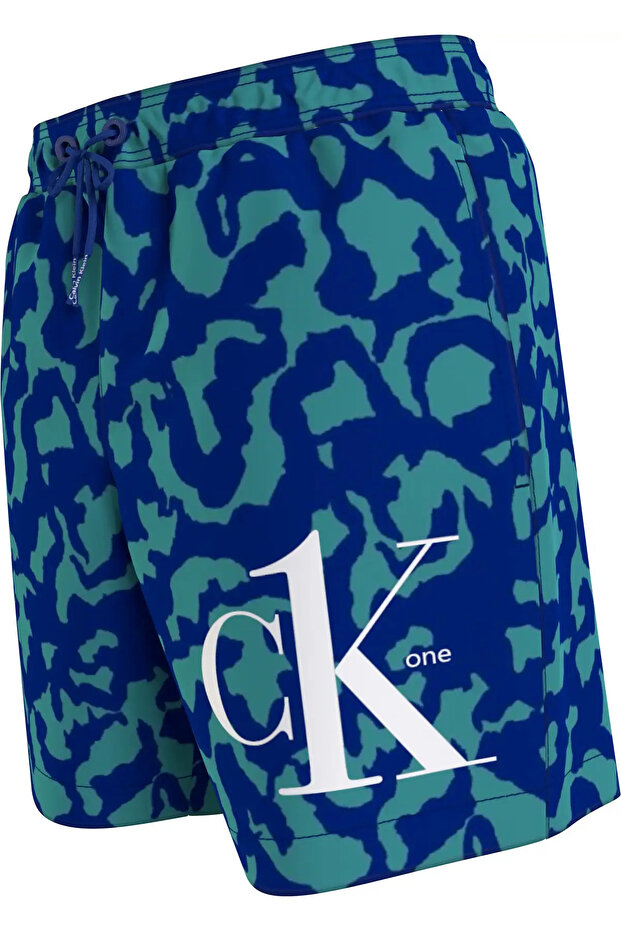 MEDIUM DRAWSTRING-PR Erkek Mavi Deniz Şortu - 3