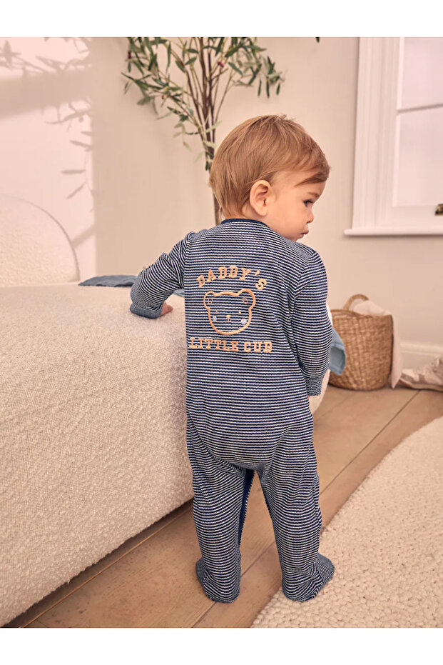 100% Organic Cotton Teddy Bear Romper Alyk79481