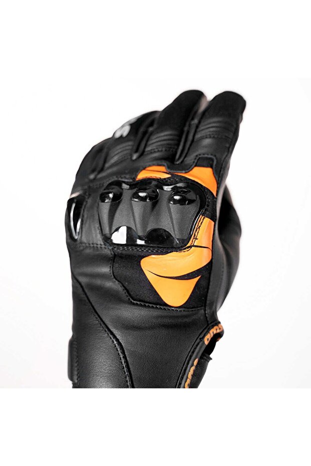 Curve Korumalı Eldiven Siyah-Turuncu - 4