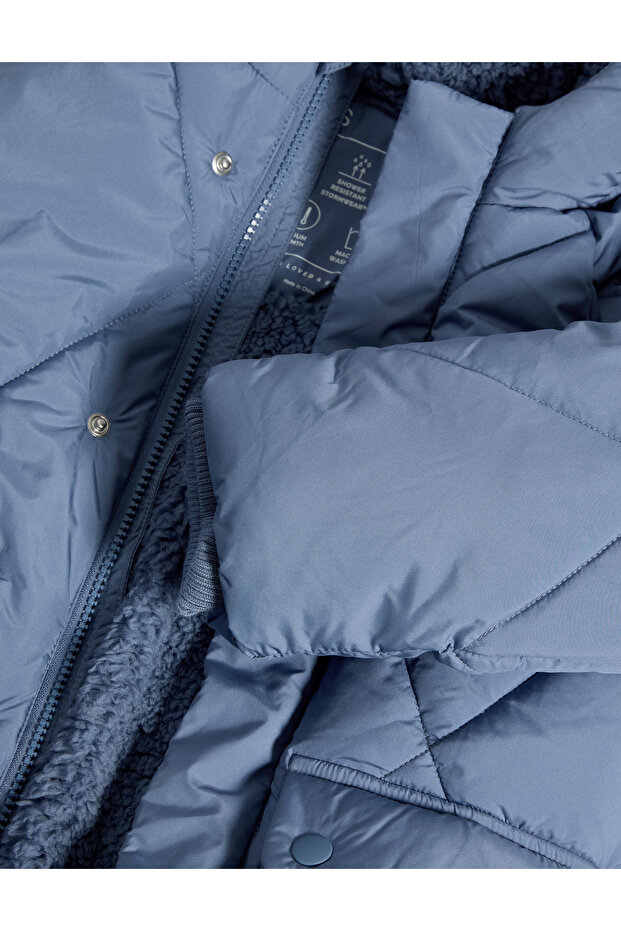 Kapüşonlu Kapitone Ceket (2–8 Yaş) - 2