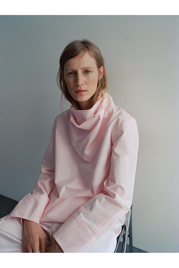 Mendilli poplin bluz - 7