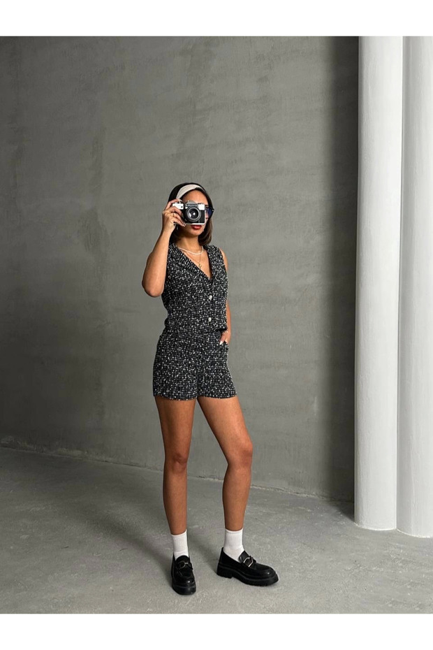 Yelekli şort takım - 2