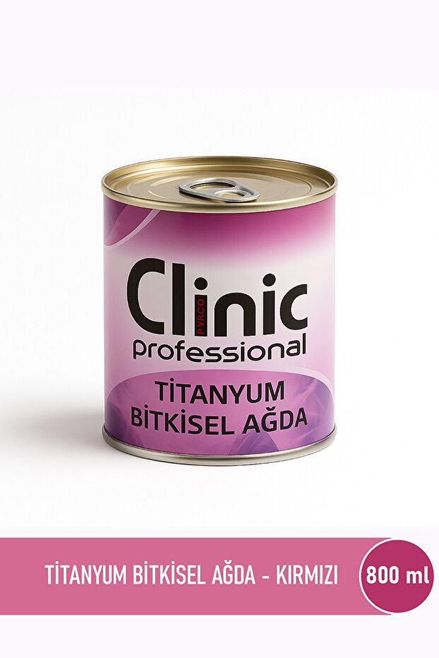 Titanyum Bitkisel Ağda Kırmızı - 800 ml - 1
