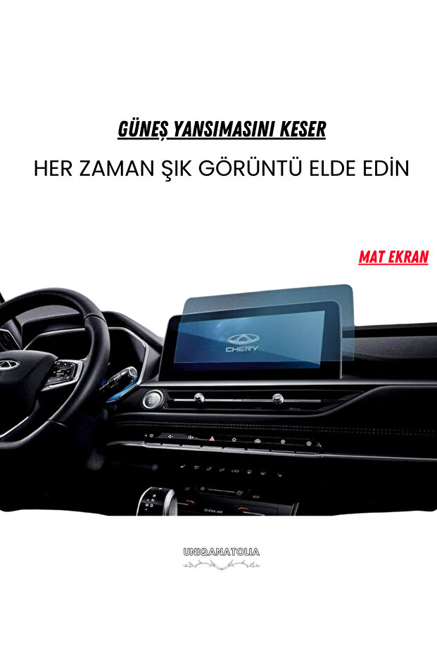 Chery Tiggo 8 Pro 2023 Navigation and Multimedia Compatible Matte Screen Protector - 3